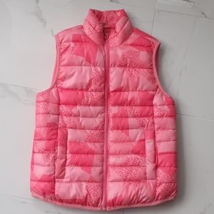 XERSION  PUFFER VEST: PINK. GIRLS, SIZE 8